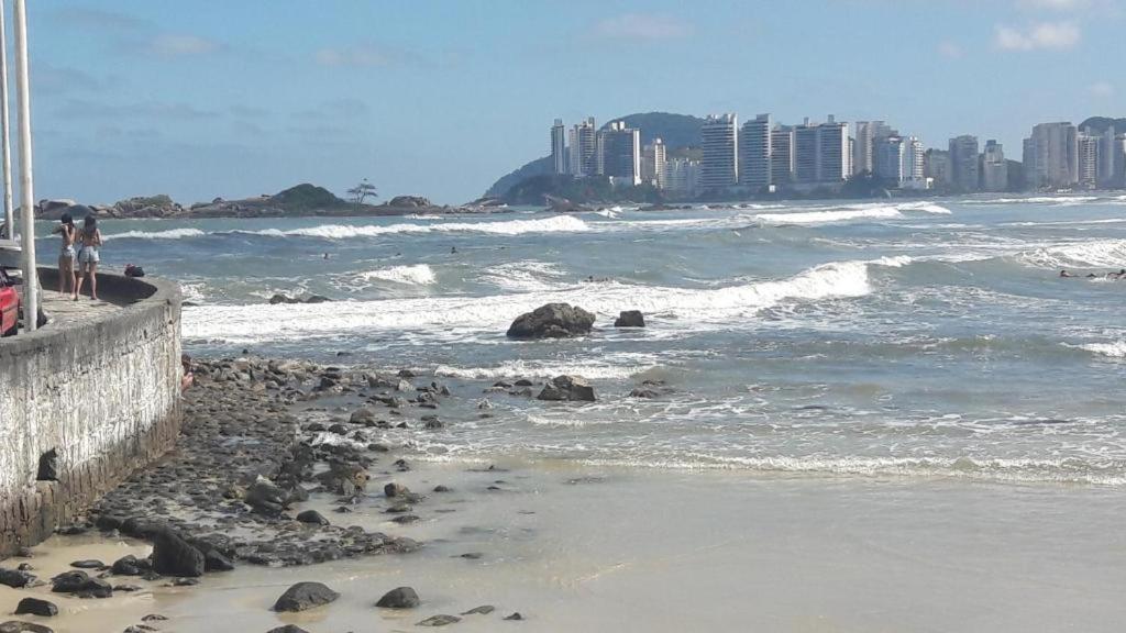 Pe Na Areia - Com Servico De Praia Γκουαρούχα Εξωτερικό φωτογραφία